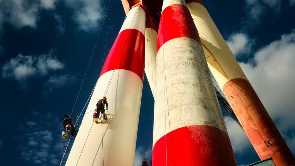 富萊德涂料定制化服務全國港口大型浮吊防腐翻新涂裝